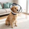 Breathable Dogs Comfy Cones Adjustable Neck Protection Cover  Sterilization