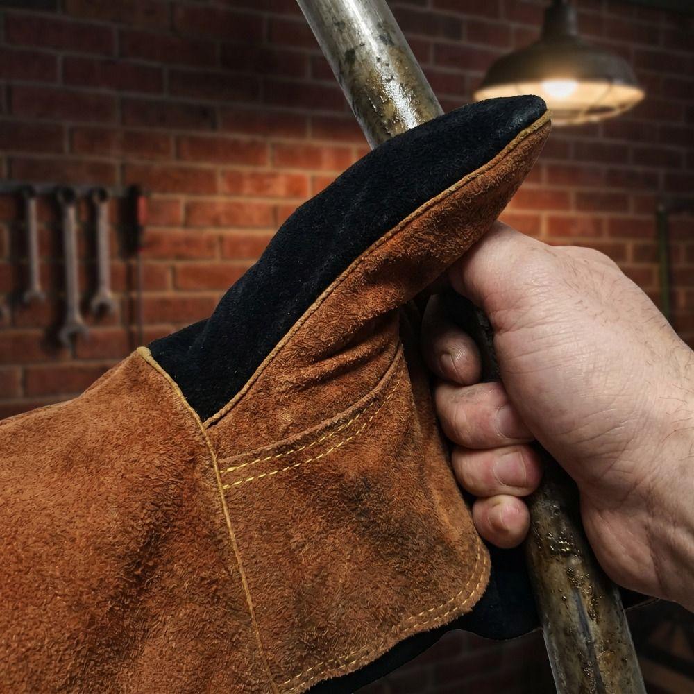Wear-Resistant Welding Gloves Anti-Splash Insulating Welding Gloves Welding Work