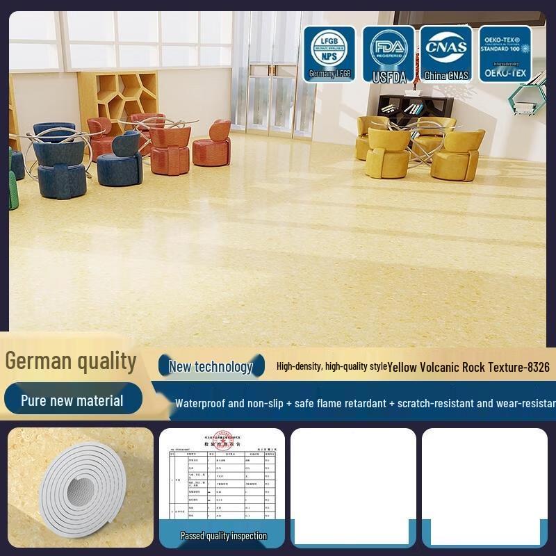 HANDUNYOU Thickened Waterproof PVC Vinyl Flooring