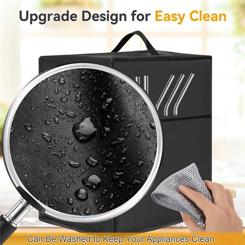 ABJI-Slushie Machine Dust Cover For Ninja Slushi FS301C/FS301/FS300/FS299 Heat-Resistant Waterproof Bag чёрный