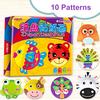 10 PZ/SET Animali dei Cartoni Animati Adesivo Creativo in Carta Giocattoli Fai da Te Disegno dei Cartoni Animati Educazione