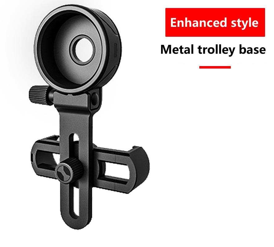 Upgrade Universal Cell Phone Adapter Bracket Clip Mount Soft Rubber Material for Binocular Monocular Spotting Scope Telescope