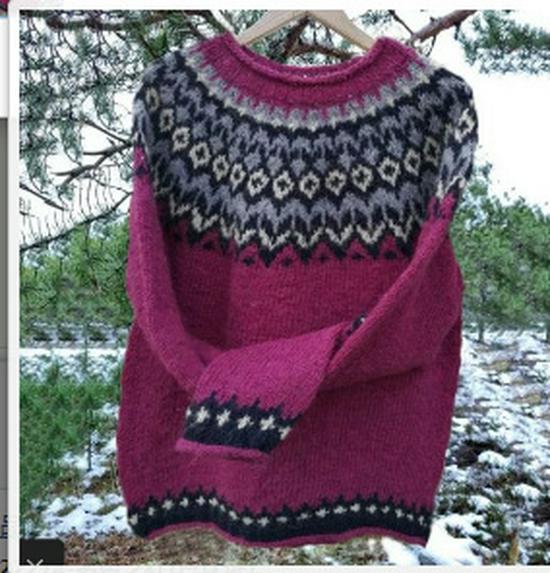 Women's Trendy Color Block Round Neck Knitted Sweater