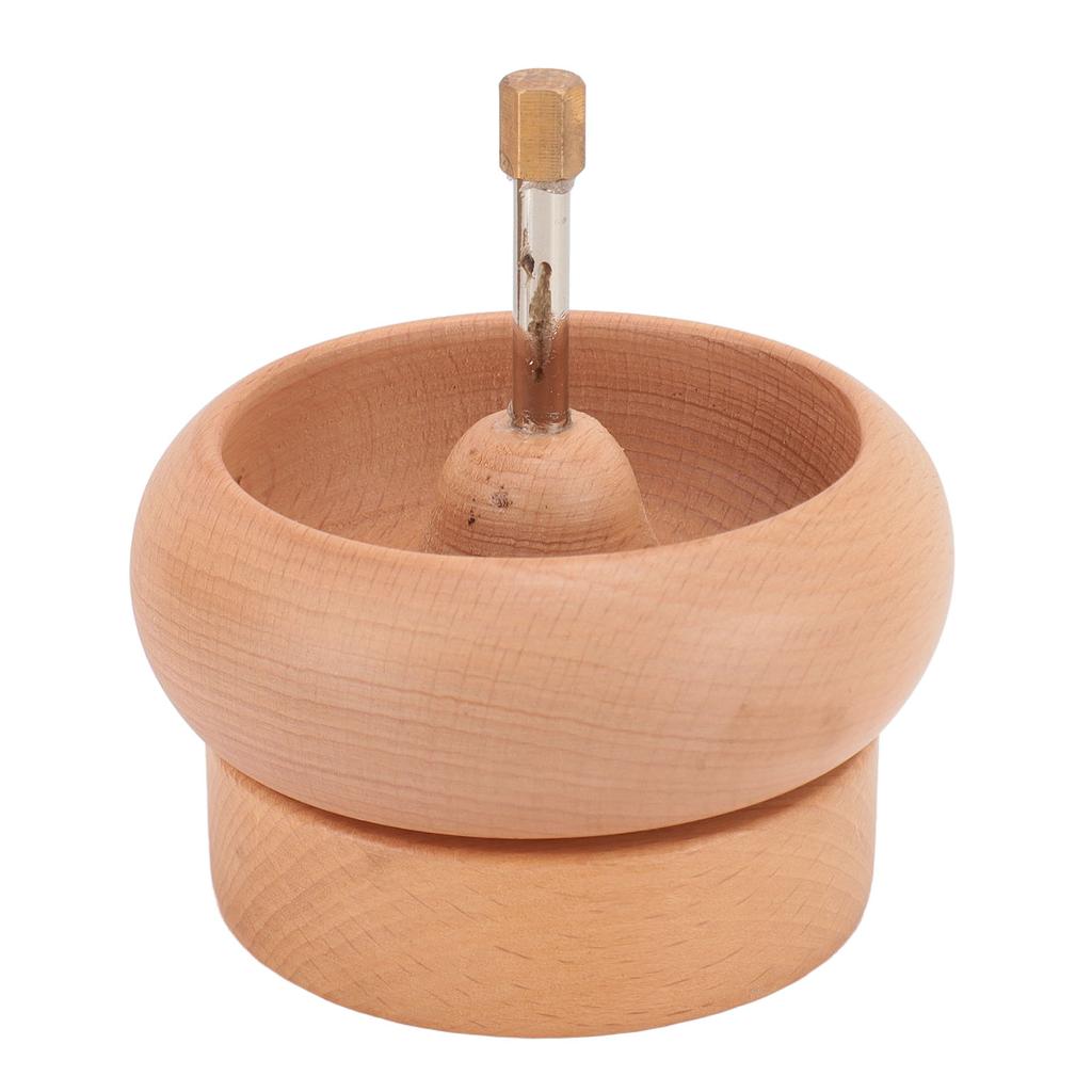 Wooden Bead Spinner Kit for Jewelry Making Effortless Rotating Beads Threader Bracelet Spinner Bowl