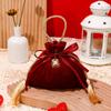 Velvet Flannel Gift Bag Chinese Wedding Gift Bag Drawstring Candy Bag  Candy Pouches