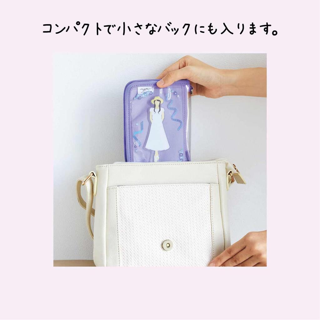 Lihitlove Myfa Trading Card Axta Oshikatsu Decoration Pouch Mini Powder Blue A3301-14