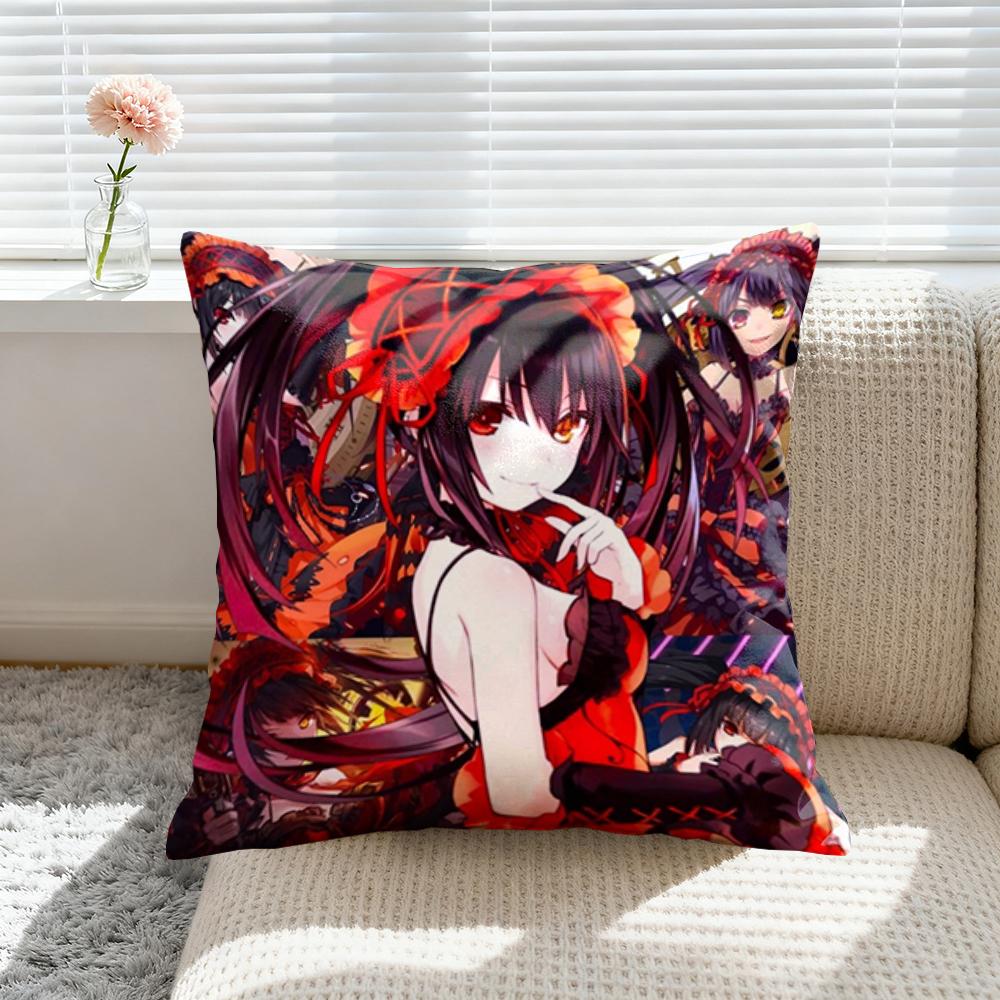 

Anime Decorative Pillows Cute Tokisakis Kurumis Personalized Gifts 1Pc Cushion Cover Home Decor Items Cushions Covers Pillow 30cmx30cm