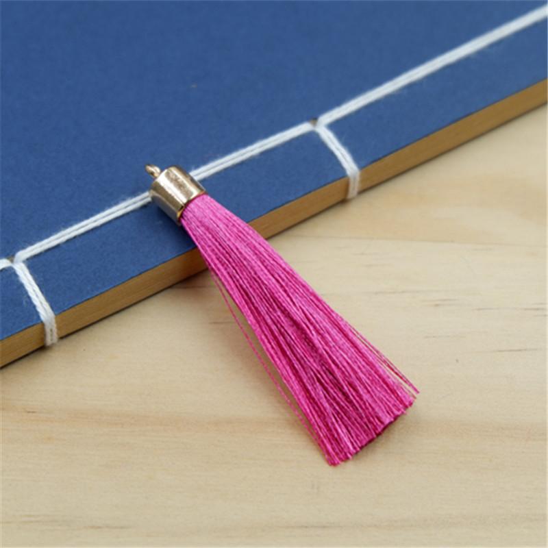 6Cm Small Metal Weight Cap Tassel Suizi Simple Bookmark Fan Decorative Suizi Handmade Tassel