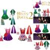 Kids Hocus Pocus Winifred Sarah Sanderson Cosplay Halloween Costume Set Perfect For Dress Up Parties!