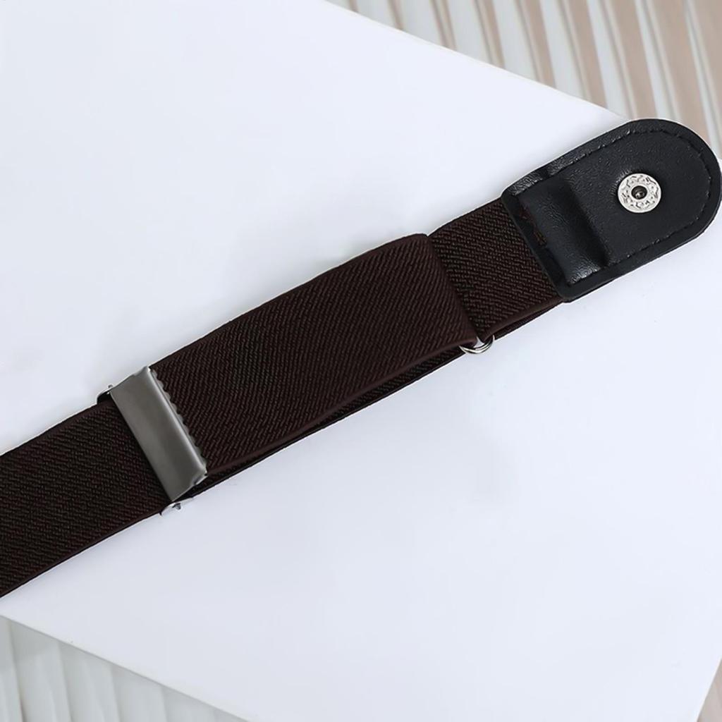 No Buckle Belt Adjustable Elastic Waist Band Invisible Belt Buckle-Free Belts for Women Men Jean Pants No Buckle Waist Belt