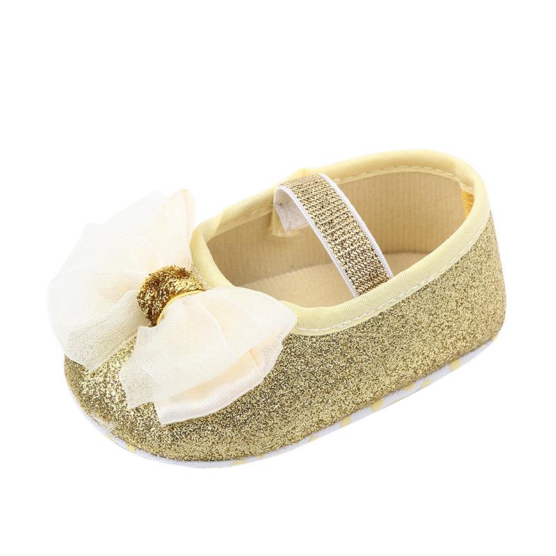 

Осенние противоскользящие повседневные прогулочные туфли для маленьких девочек, кроссовки с бантом, первые ходунки на мягкой подошве 13