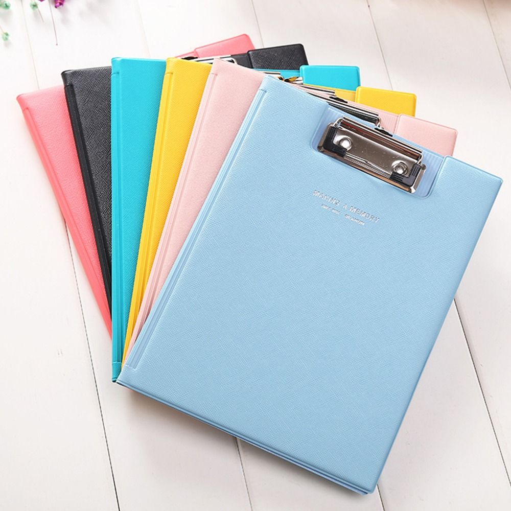 PU Leather Clipboard Color Contract Folder High Quality File Folder Gift