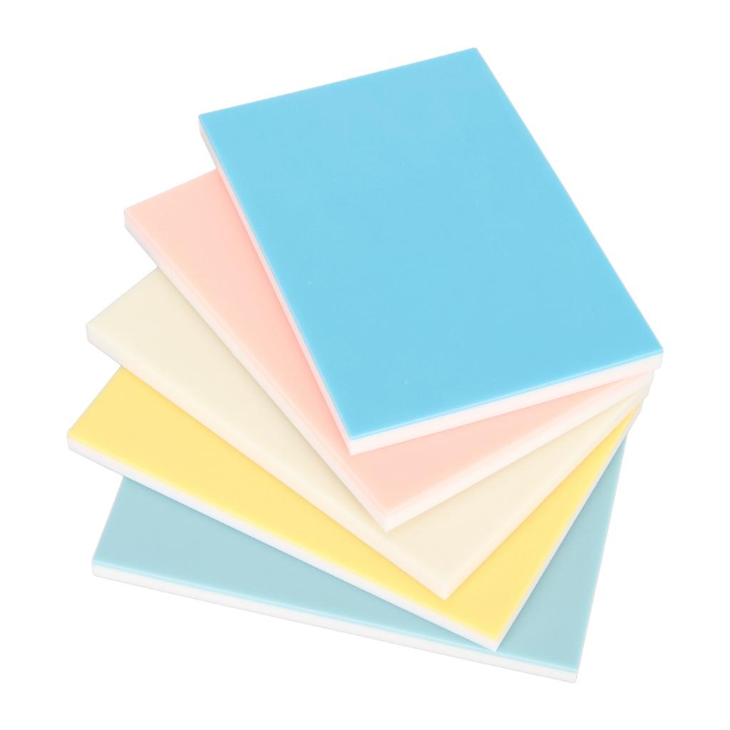 5 buc blocuri de sculptură, 5,9 in lungime, 3,9 in lățime, culori asortate, dublu strat, blocuri de sculptură pentru ștampile P