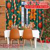 2D Flat Printing,2pcs Gingerbread Joy(1) Chic Creative Curtains Versatile Polyester Curtains Versatile All Suitable for Bedroom