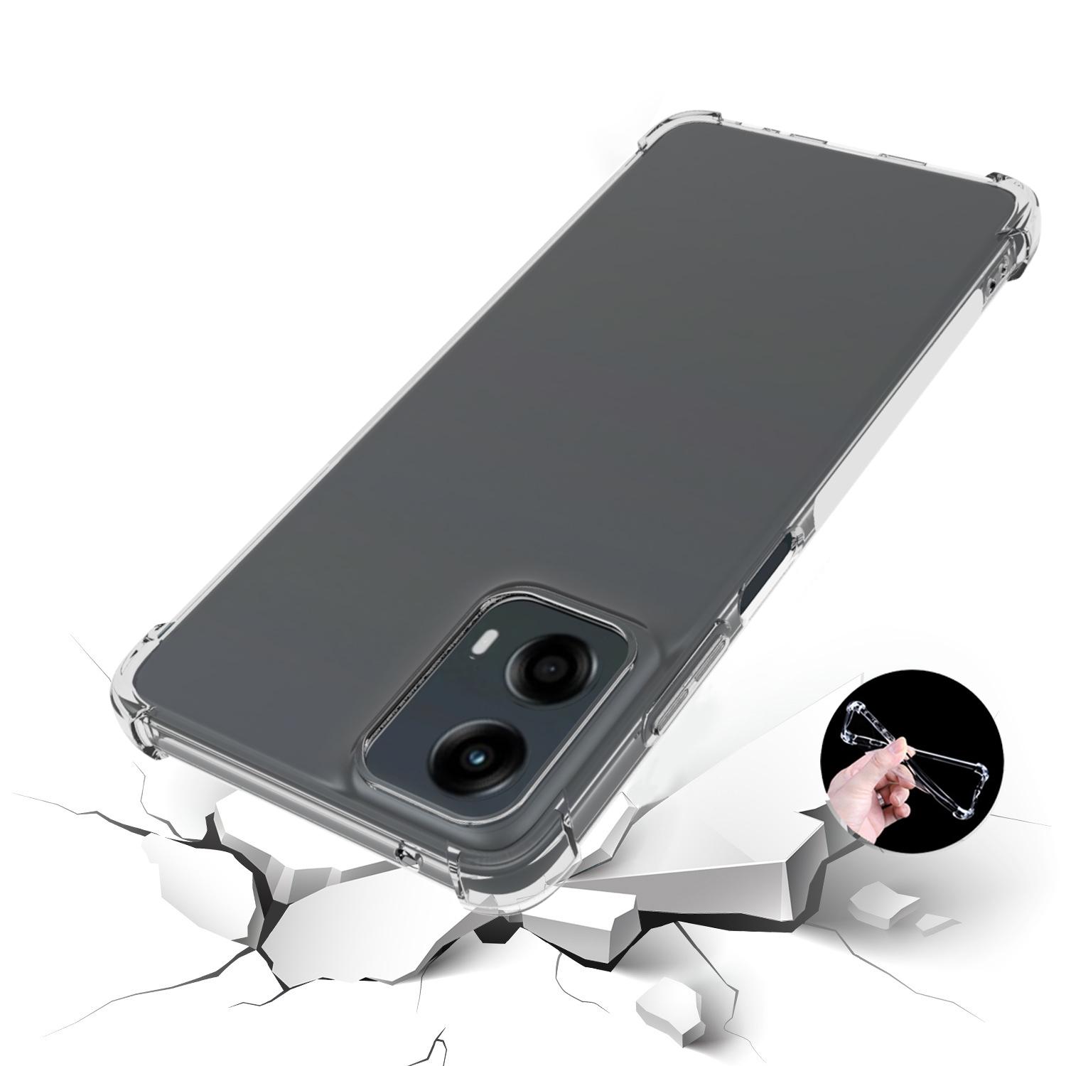 

For Motorola Moto G 5G (2024) Case Non-slip Drop-proof Clear TPU Phone Cover A