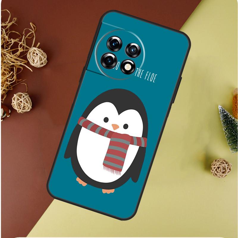 Penguin For OnePlus 13 13R 12 12R 11 9 10 Pro 8T 9RT 10T 10R Nord 4 CE 2 3 Lite N20 N30 Phone Case