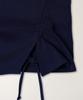 Tudument Strap Shirring T-Shirt_Dark Navy