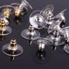 Accessories Fashion Clear Rubber Earring Pads Ear Stud Backs Stopper Plugs Earring Back Stoppers