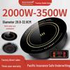 Shengxi High-Power Induction Cooktop: Commercial-Grade, Round, Embedded, Ideal for Stir-Fry and Home Use