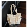 Simple Japanese Corduroy Tote Bag Large Capacity Commuting All-matching Student Handbag New