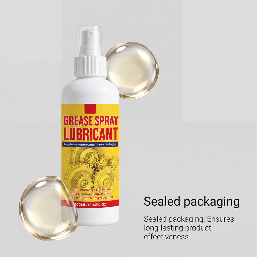 Rust Remover Lubricant Spray, Multi-Purpose Metal Cleaner, Anti-Rust & Moisture Protection for Home Use