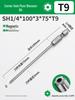 Plum Blossom Strong Magnetic Screwdriver with Extended Hexagon Rod and Drill Bit, 150-200mm
