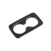 For Kia Seltos 2020-2023 Carbon Fiber Abs Rear Water Cup Holder Frame Cover Trim