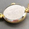 Used Rare, Beautiful Condition, Orient Diamond Gold Quartz Ladies Watch, Retro