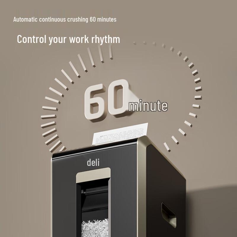 Deli G2 High-Power Office Shredder CN plug (adapter included)