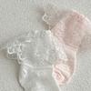 Lace Ruffle Princess Baby Socks Summer Mesh Breathable Kids Short Socks Korean Solid Color Toddler Socks 0-3 Years