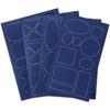 4 Pcs Adhesive Fabric Patches Waterproof Down Jackets Repair Patches for Skiing Hiking Winter Sleep Bags