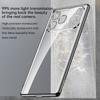 SULADA Pro pouzdro pro iPhone 17 Pro Max Ultratenký galvanizovaný TPU průhledný kryt na telefon