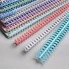 30 Holes Loose-Leaf Plastic Binding Ring Spring Spiral Rings Binder Strip for A4 Paper Notebook Stationery Office Supplies - PP Material