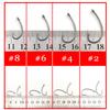 MNFT 50Pcs Fly Tying Hooks Carp Fishing Trout Hook Barb Curved Shank Dry Fly Hook for Freshwater Saltwater