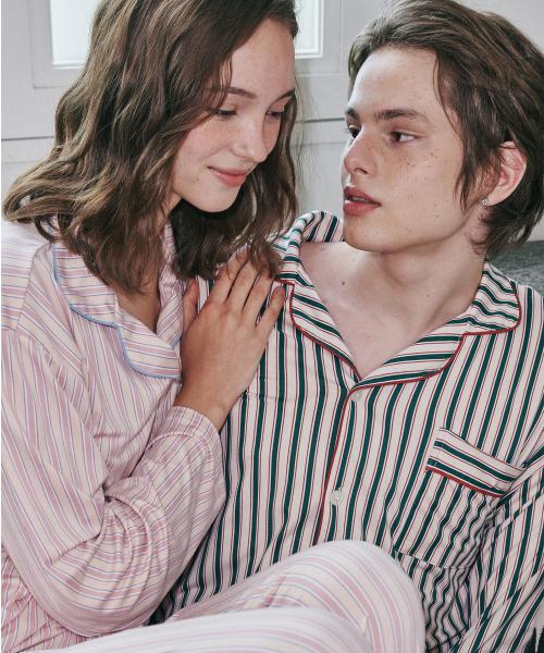 [Dap] Fine Green Softension Pajama Set [Shipped from Korea] 100% Authentic Fine Green - L