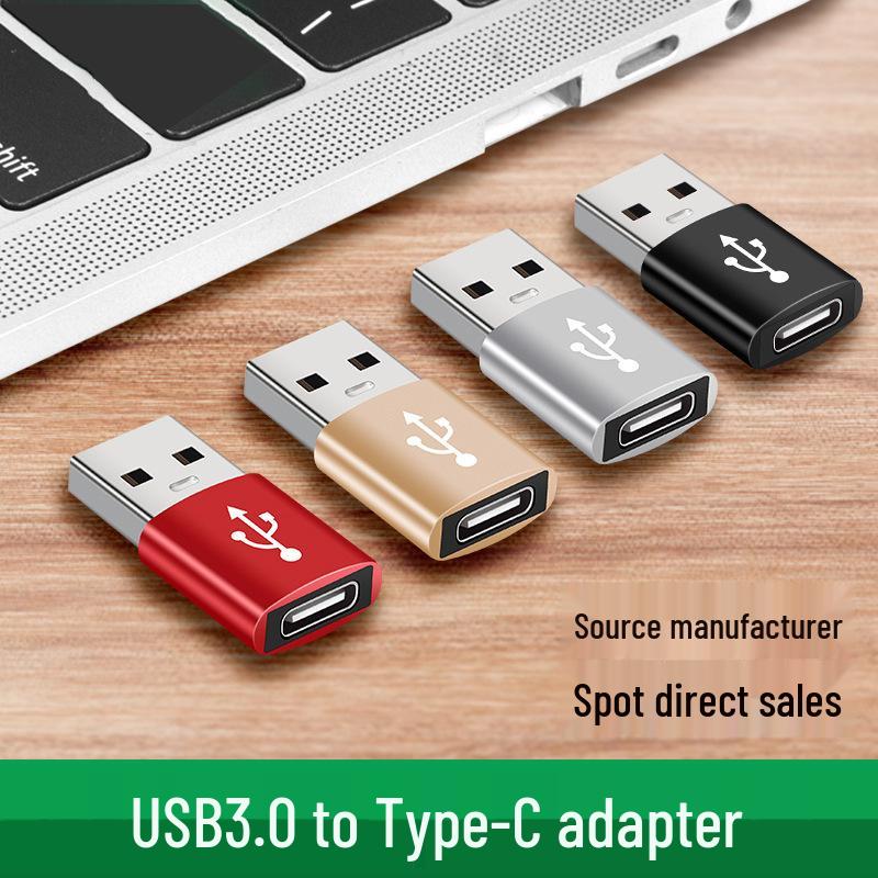USB To Type-C Adapter & Quick Charge Data Cable for Headphones & Car Chargers