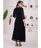 Indian Designer Georgette V-Neck Gown Kurta WomenBollywood Anarkali Top Tunic Kurti