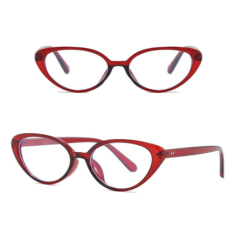 Korean Retro Anti Blue Light Cat Eye Glasses For Women Fashion Small Frame Anti Radiation Eyeglasse