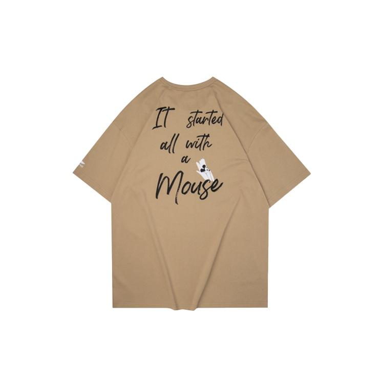 Li-Ning x Disney Loose Short Sleeve Brown Men s AHSQ517-2 L