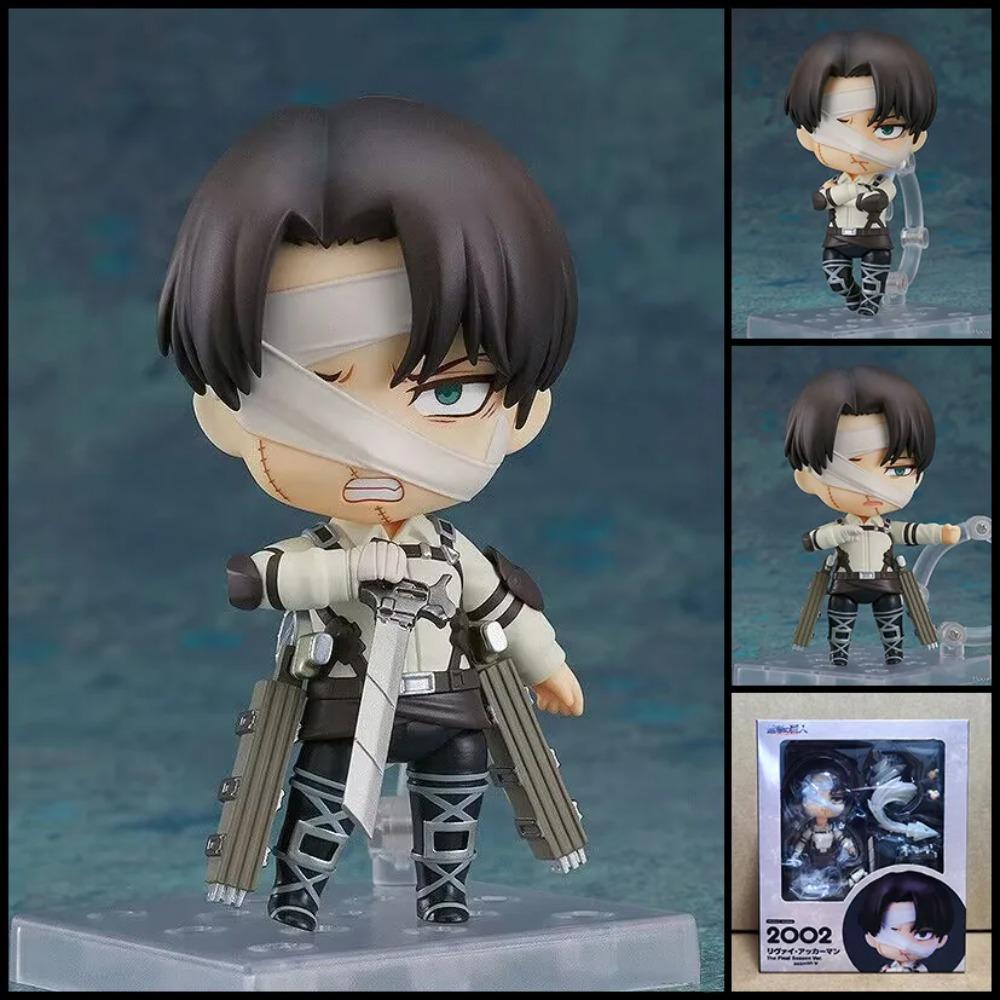 Attack on Titan Animation Seriefigurer Leksak Eren Mikasa Levi Hange Reiner Anime Action Rörliga Modellfigurer Samling NTR