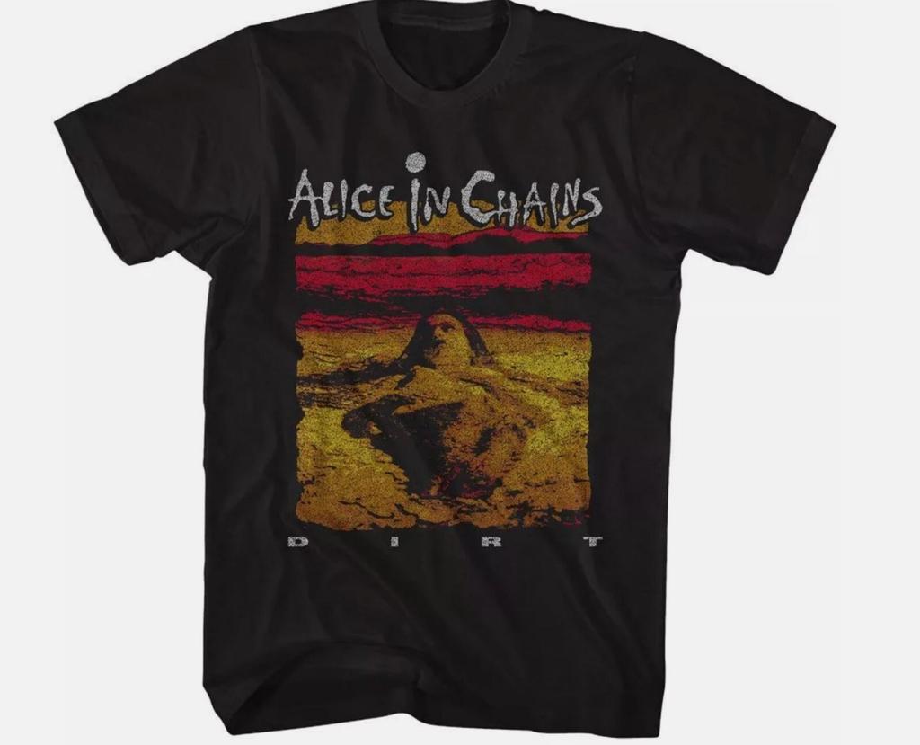 26 Alice In Chains Dirt Album Cover Musik T-Shirt Unisex T-Shirt