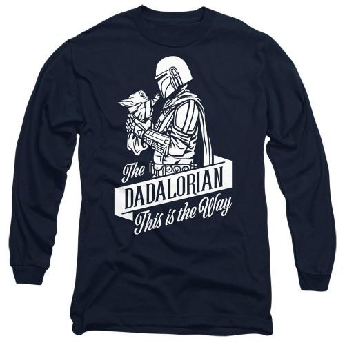Star Wars Unisex Adult Dadalorian Star Wars: The Mandalorian Fathers Day T-Shirt