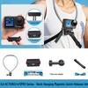 Magnetic Phone Neck Holder for Live Streaming: Shockproof, Anti-shake, Chest Mount for Cycling, First-Person View Shooting