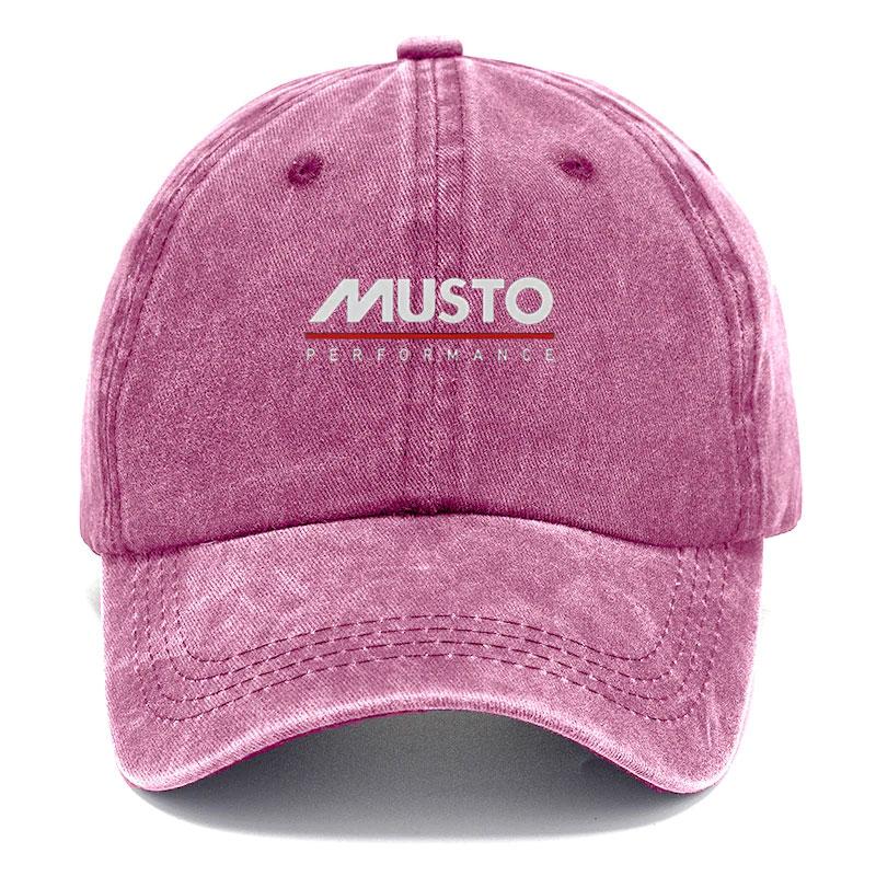 

Musto Performance Кастомна Бейсболка з Бавовни Vintage Washed Унісекс Ретро М який Козирок Регульована Кепка Snapback Для Активного Відпочинку
