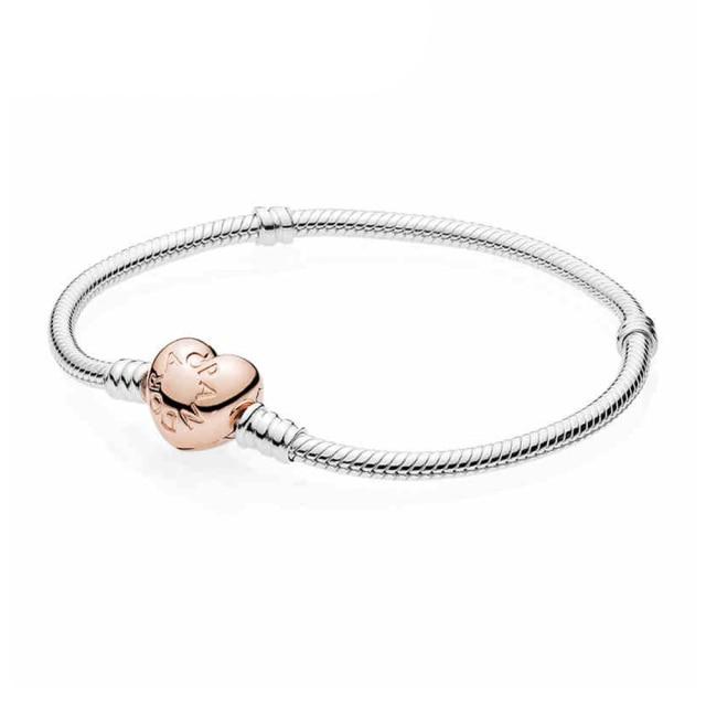 Lås Snake Armbånd Sterling 925 Sølv Dyre Snake Bone Armbånd Kvinner Bursdagsgave Luksus smykker