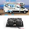 Wohnmobil Dachlüfter 12V Wohnmobil Lüfter Abluft Manuelle Kurbel Lift Rauchkappe Schnell Ansaugen Öl Dämpfe Seitenmontage Abzugshaube