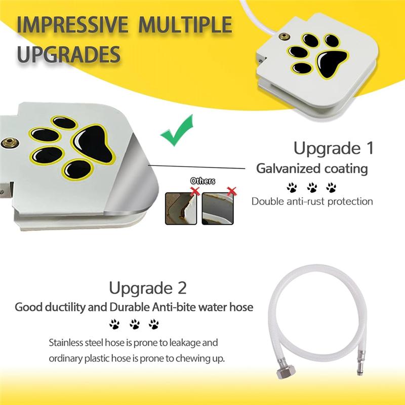 ABJI-Sprinkle Drinking Water Dispenser Outdoor Dog Water Fountain Step On Large Dog Dog Waterer