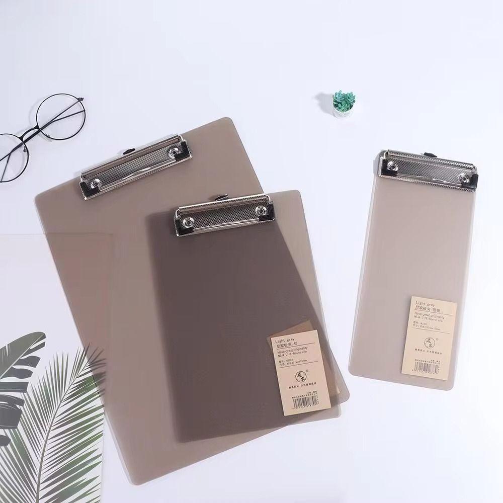 2Pcs Ticket Bill Holder A6/A5/A4 Clipboard Writing Pad Menu Paper Clips New File Folder Board