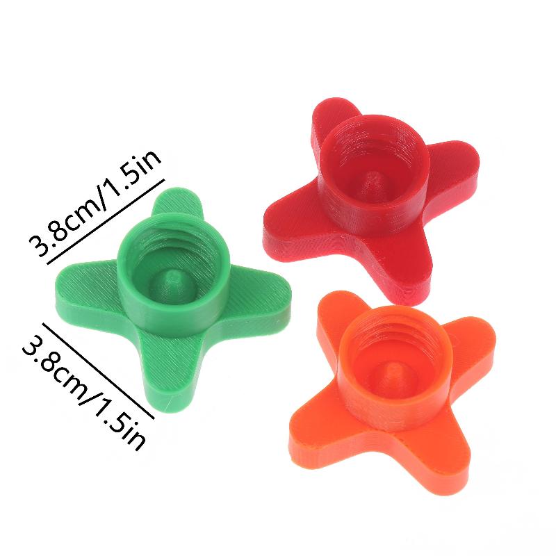 10 st Universella Tätningsmedelssparare Återanvändbara Gängade Tätningskapslar Anti-Torkning 3D-printad Plasttätningsmedelsöverdrag