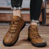 Italian Men's Casual Shoes Leather Sneakers Handmade Luxury 2024 New In Fashion Outdoor Shoes Outdoor Lace Up Man Hiking Shoes